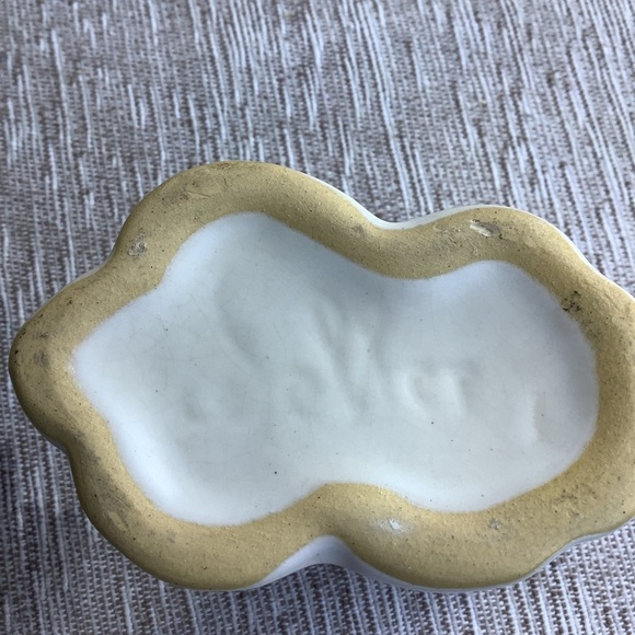 Vintage Set 3 White Weller Cornucopia Vases Vintage Pottery - Picture 10 of 10